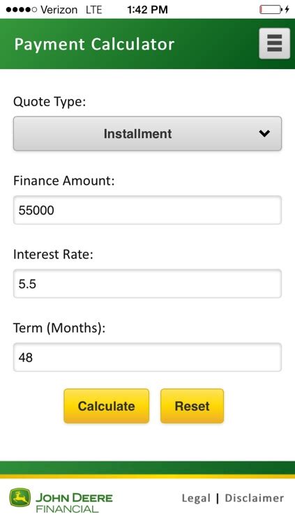 skid steer monthly payment|deere payment calculator.